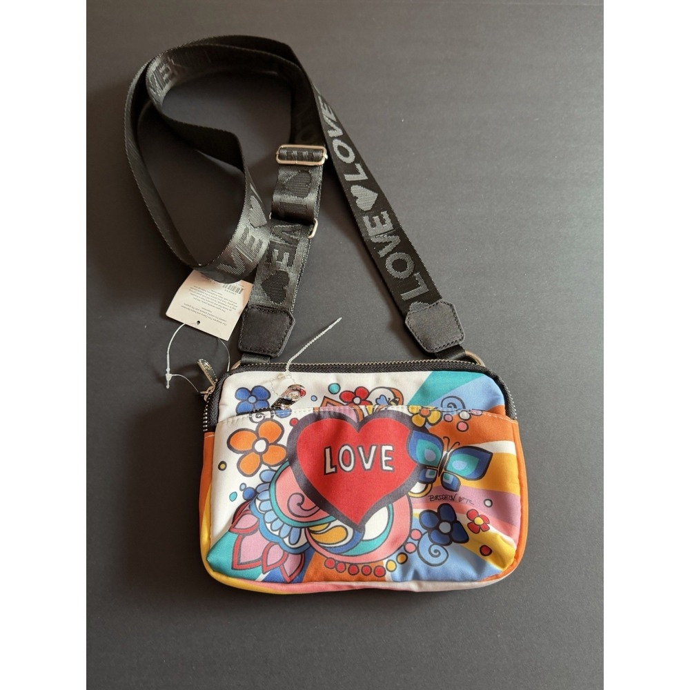 Brighton Power Of Love Crossbody Belt Bag NWT Retro‎ Floral